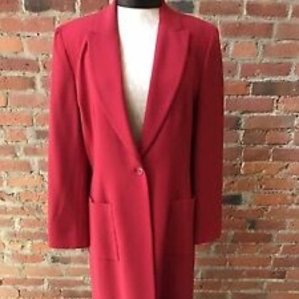 Vintage 90s Garfield Marks Lightweight Long Jacket - Picture 7 of 7